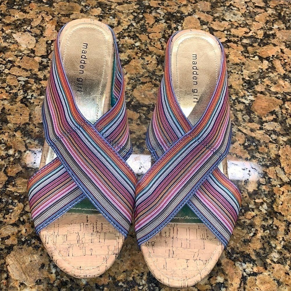 Madden girl wedge sandals, size 11